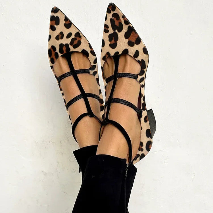 INSTINTO | Zapatos de tacón con estampado leopardo