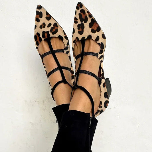 INSTINTO | Zapatos de tacón con estampado leopardo