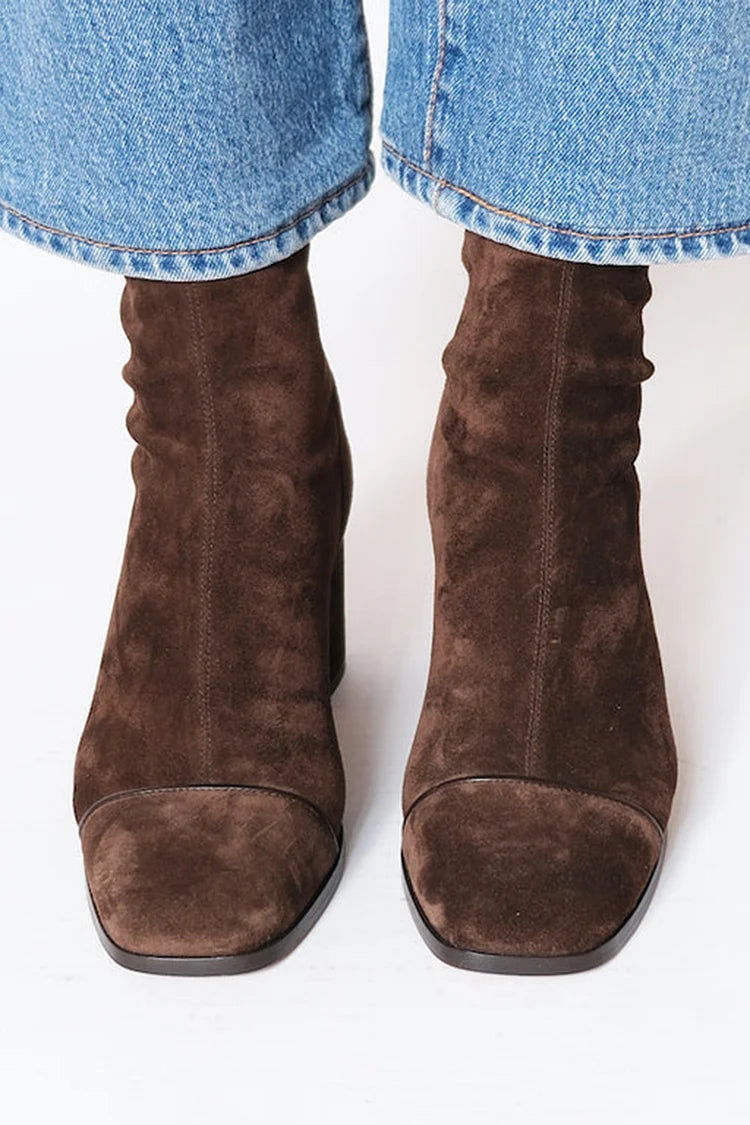 ALTURA | Botas de tacón con punta cuadrada