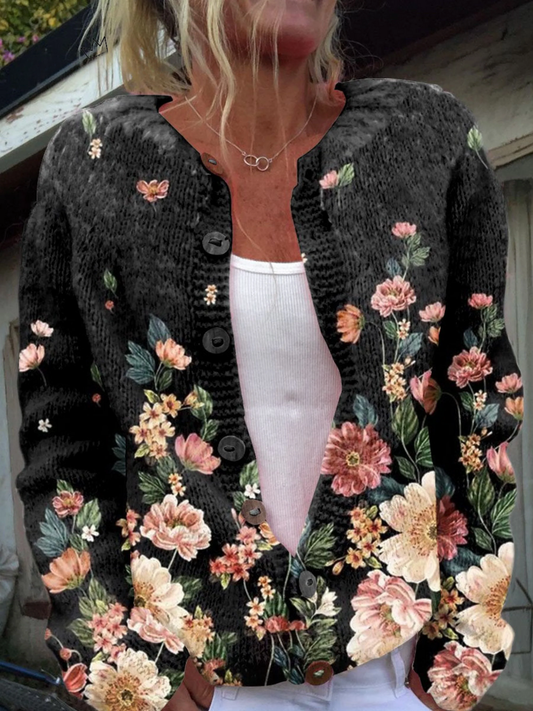 BOTÁNICA | Cárdigan floral vintage