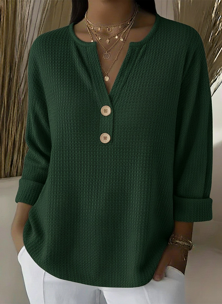 SENCILLEZ | Top Henley con botones