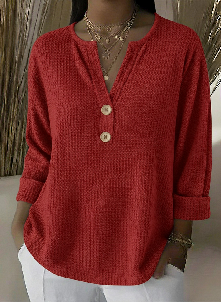 SENCILLEZ | Top Henley con botones