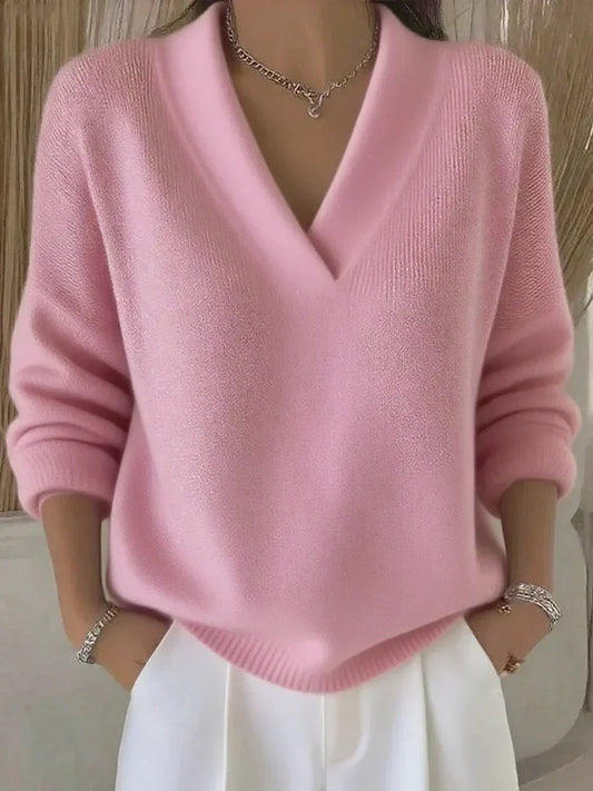 SOLTURA | Jersey holgado con cuello en V