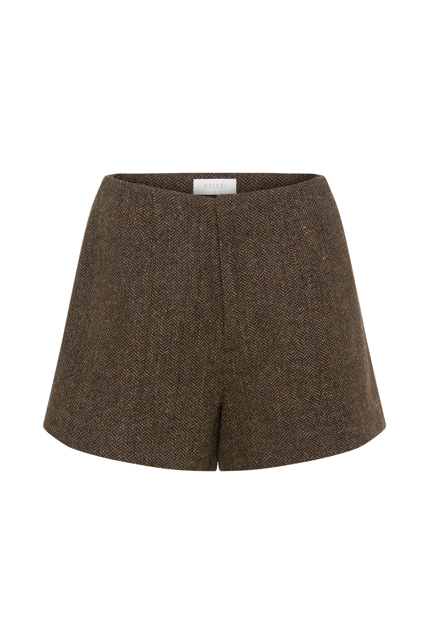 ROMA | Pantalón corto de sastrería en espiga