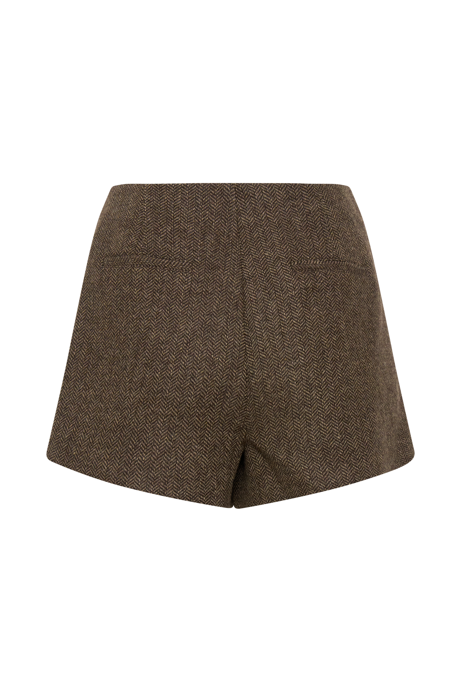 ROMA | Pantalón corto de sastrería en espiga