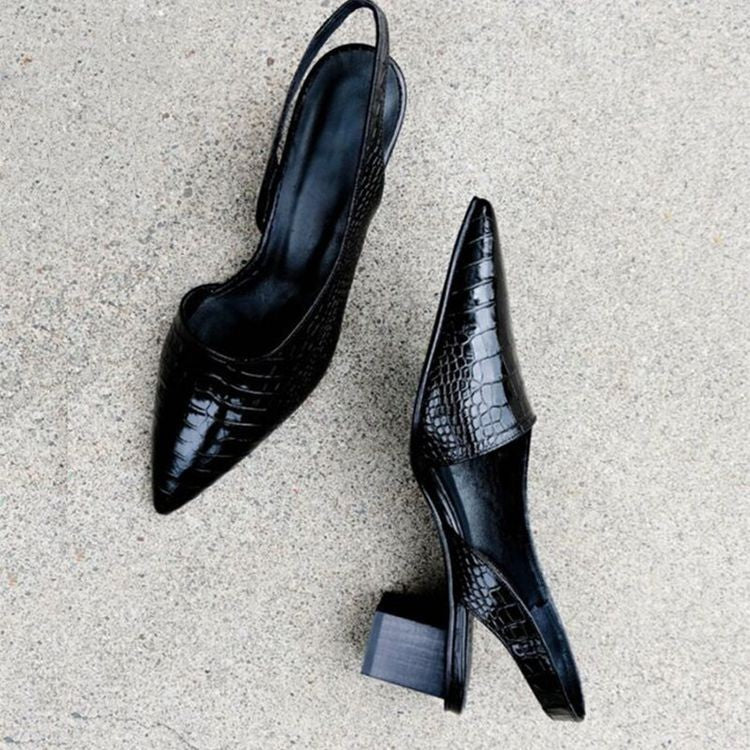 AMPLITUD | Zapatos de tacón con puntera ancha