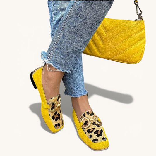 SALVAJE | Mocasines con estampado animal