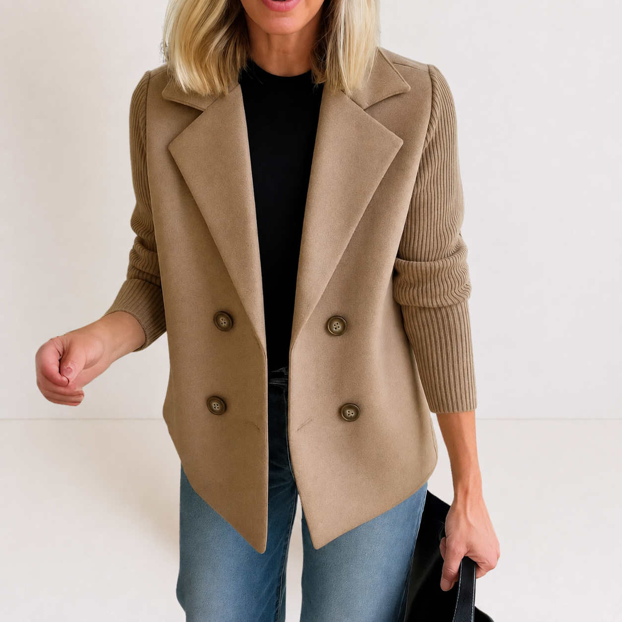 EN SU SITIO – Blazer de Punto.