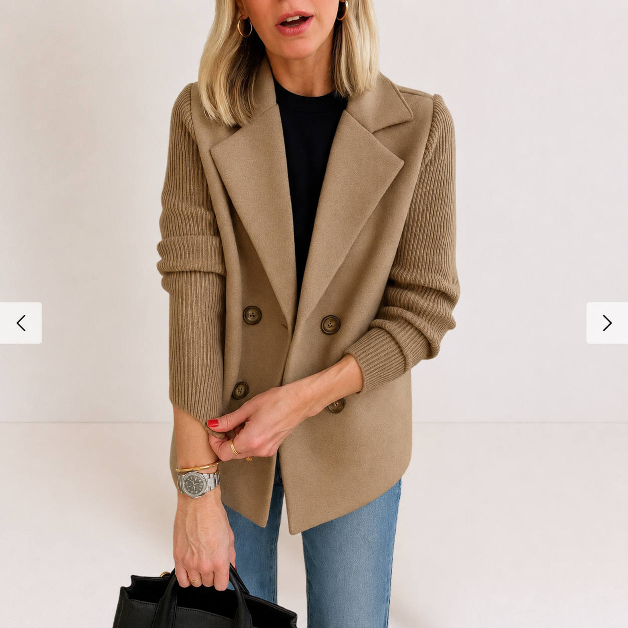 EN SU SITIO – Blazer de Punto.