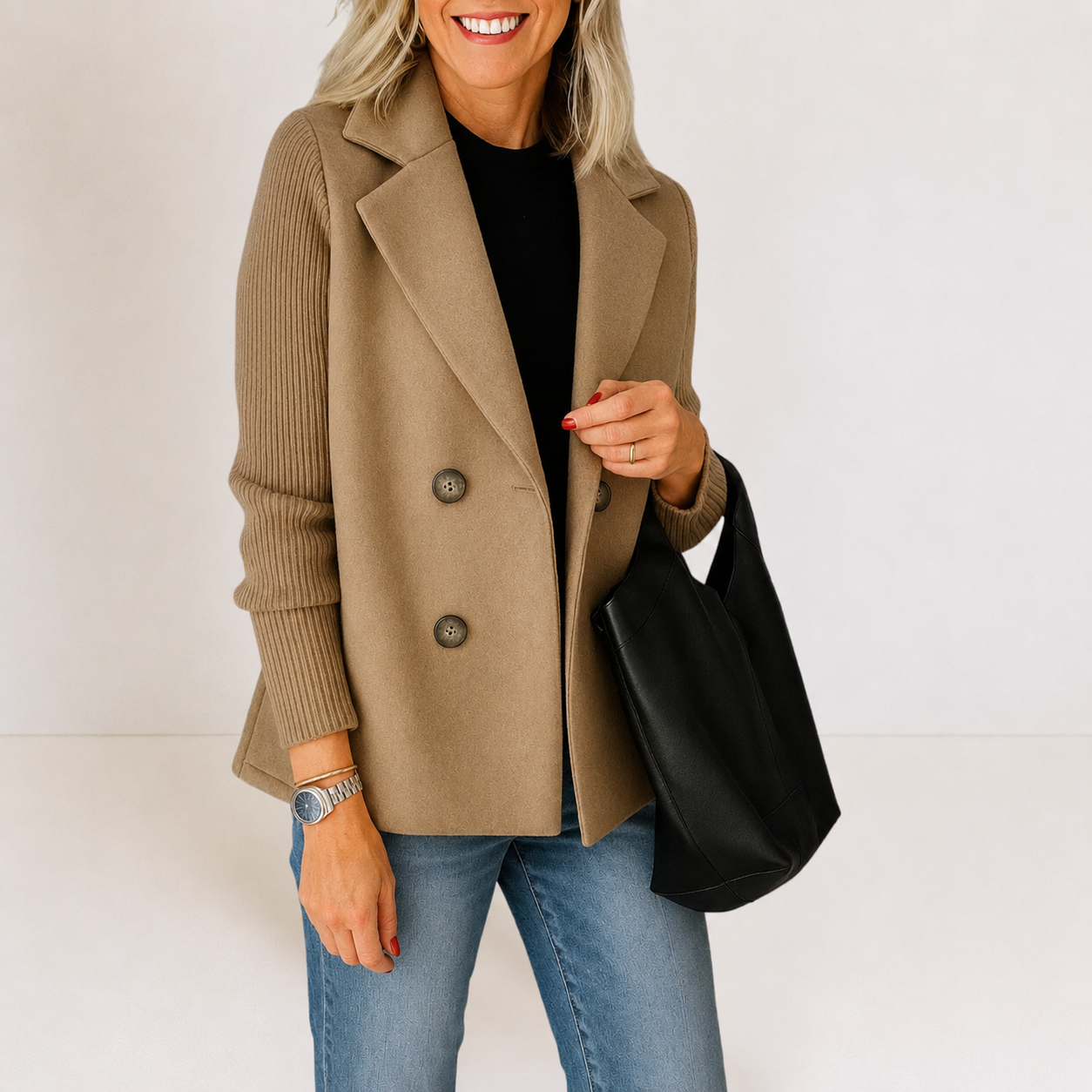 EN SU SITIO – Blazer de Punto.