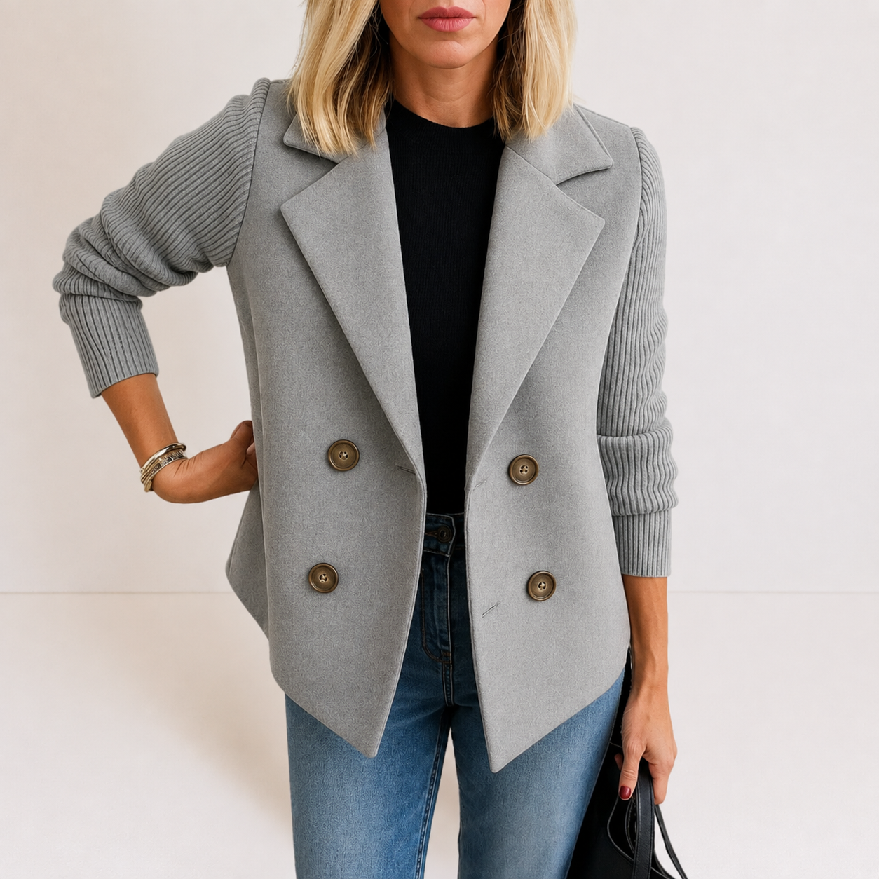 EN SU SITIO – Blazer de Punto.