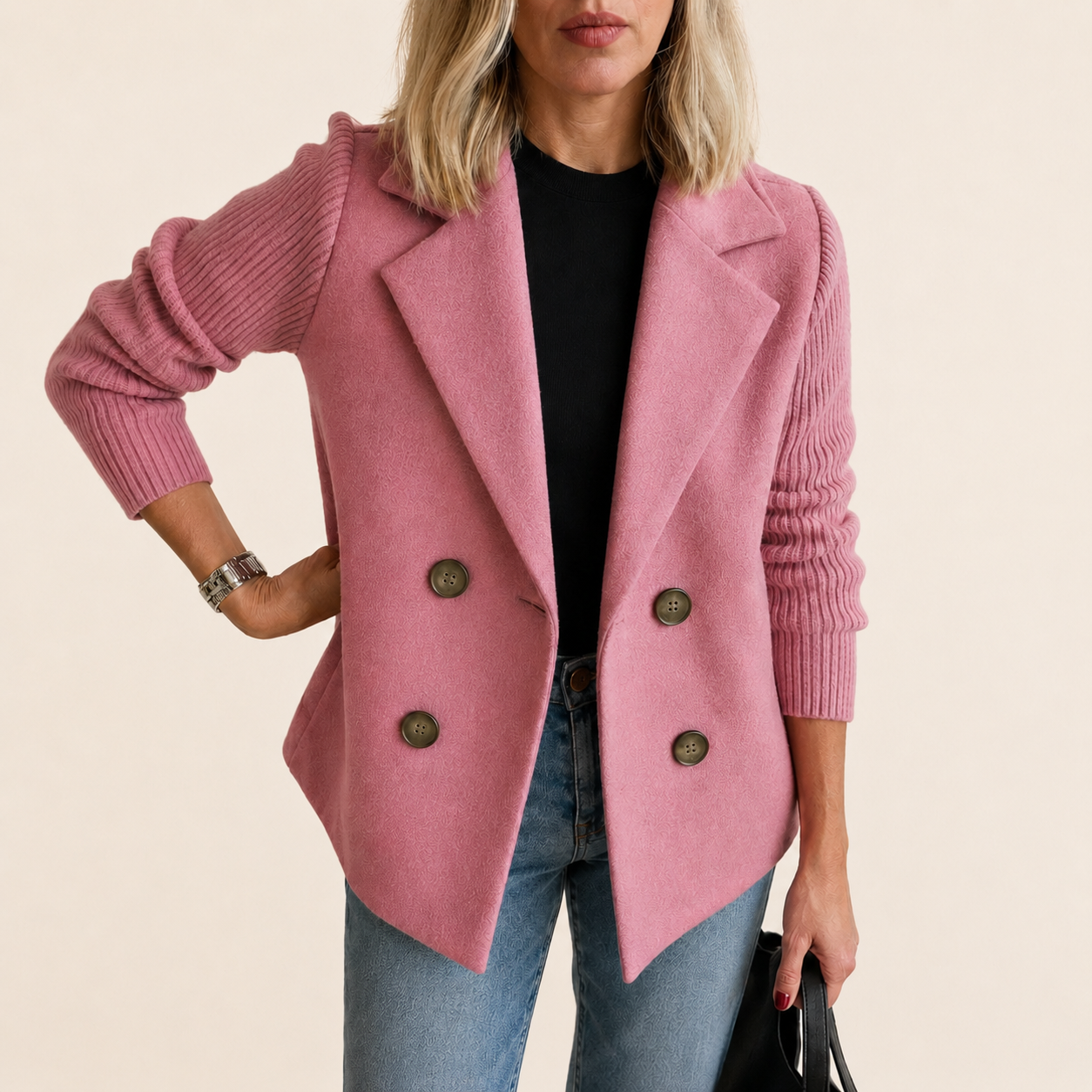 EN SU SITIO – Blazer de Punto.