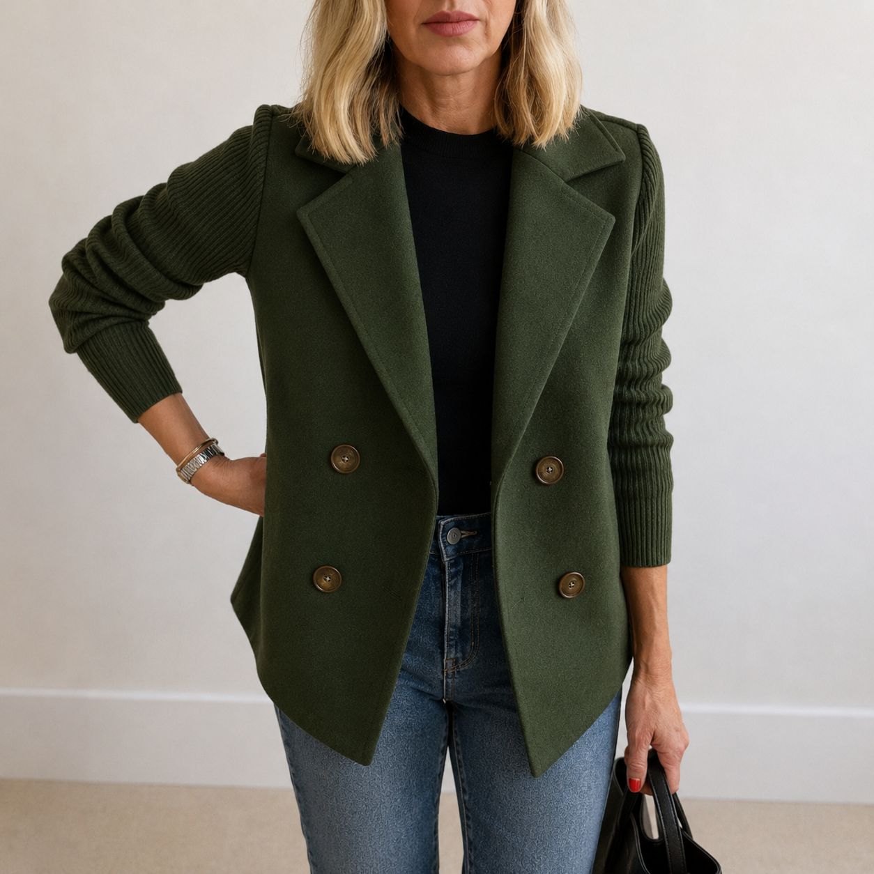 EN SU SITIO – Blazer de Punto.