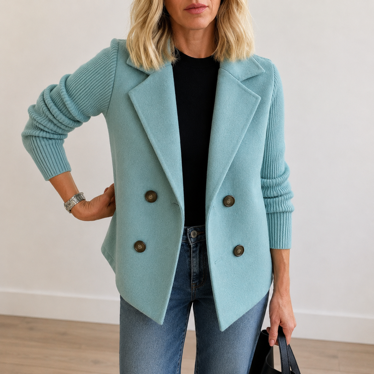 EN SU SITIO – Blazer de Punto.