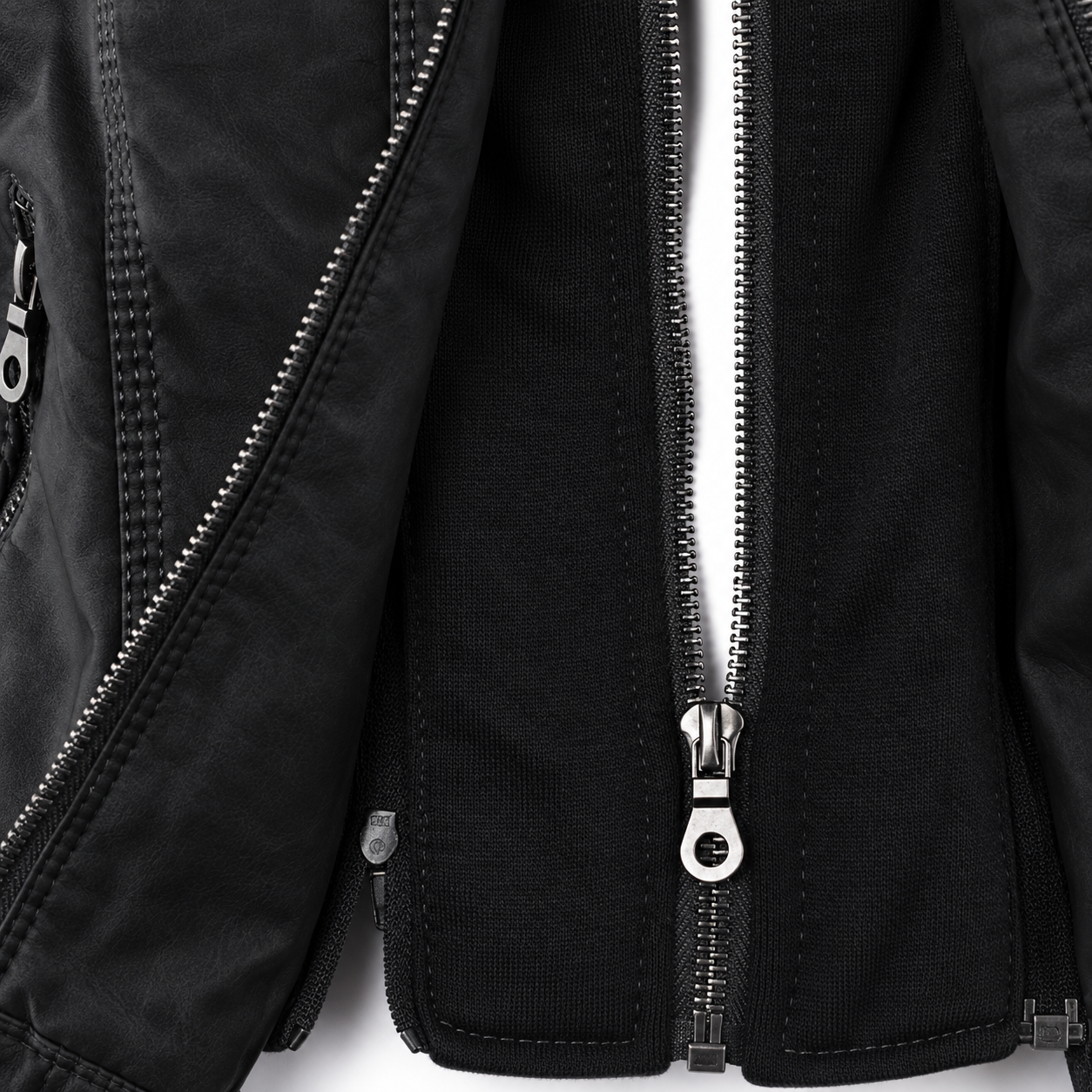 ICONO – Chaqueta de Cuero con capucha