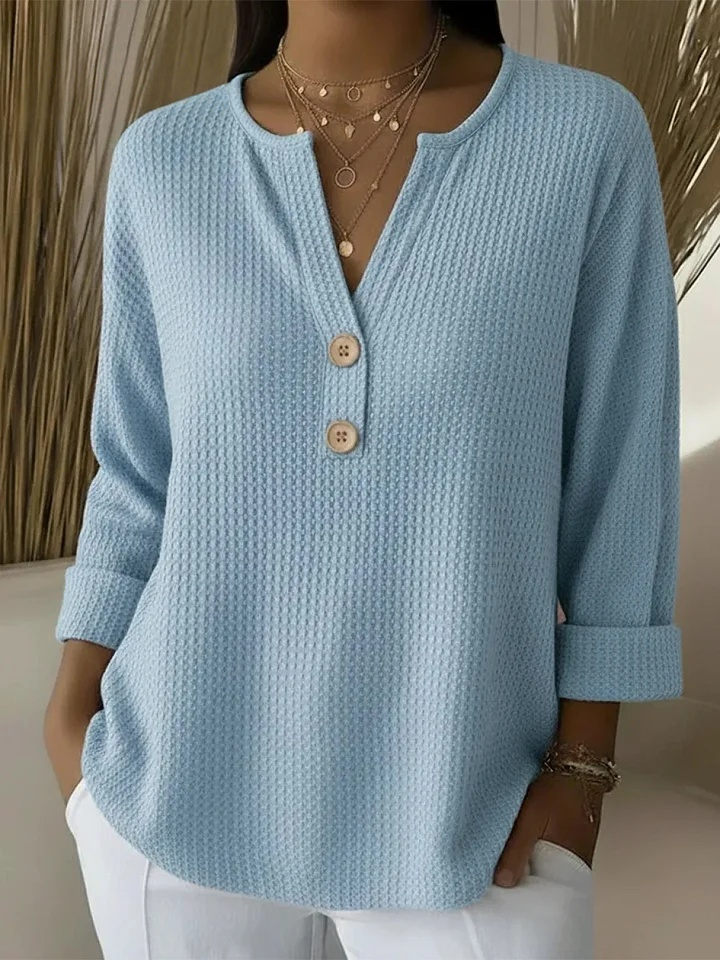 SENCILLEZ | Top Henley con botones