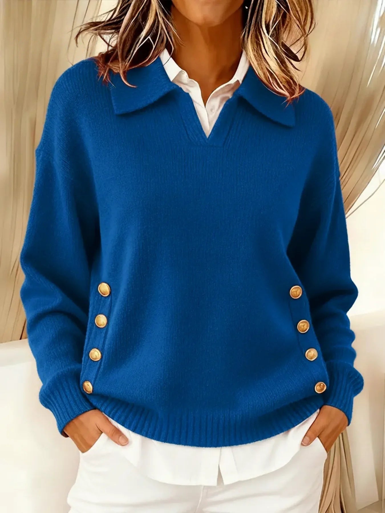 ESTILO FÁCIL | Jersey con cuello en V