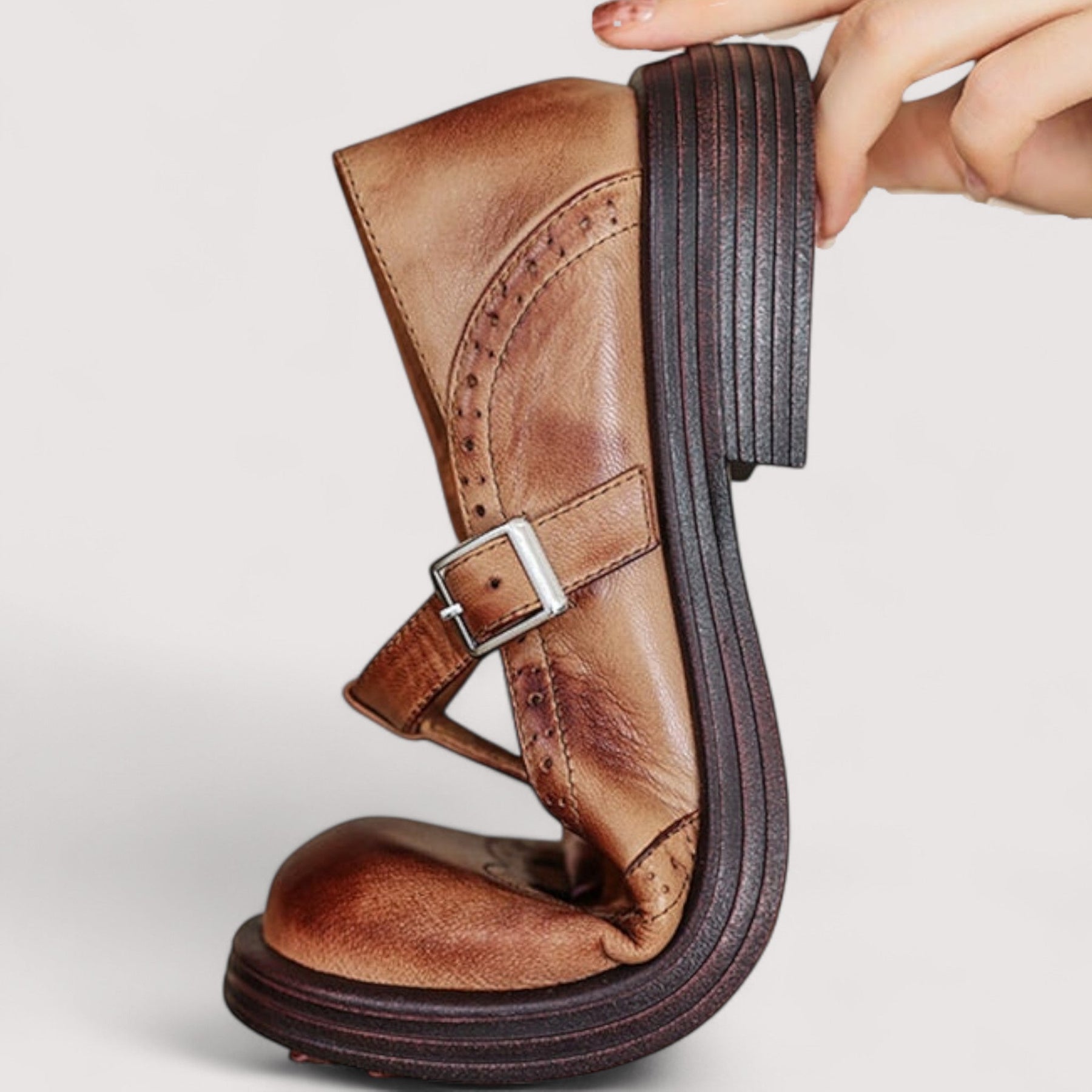 EQUILIBRIO | Zapatos Mary Jane de piel