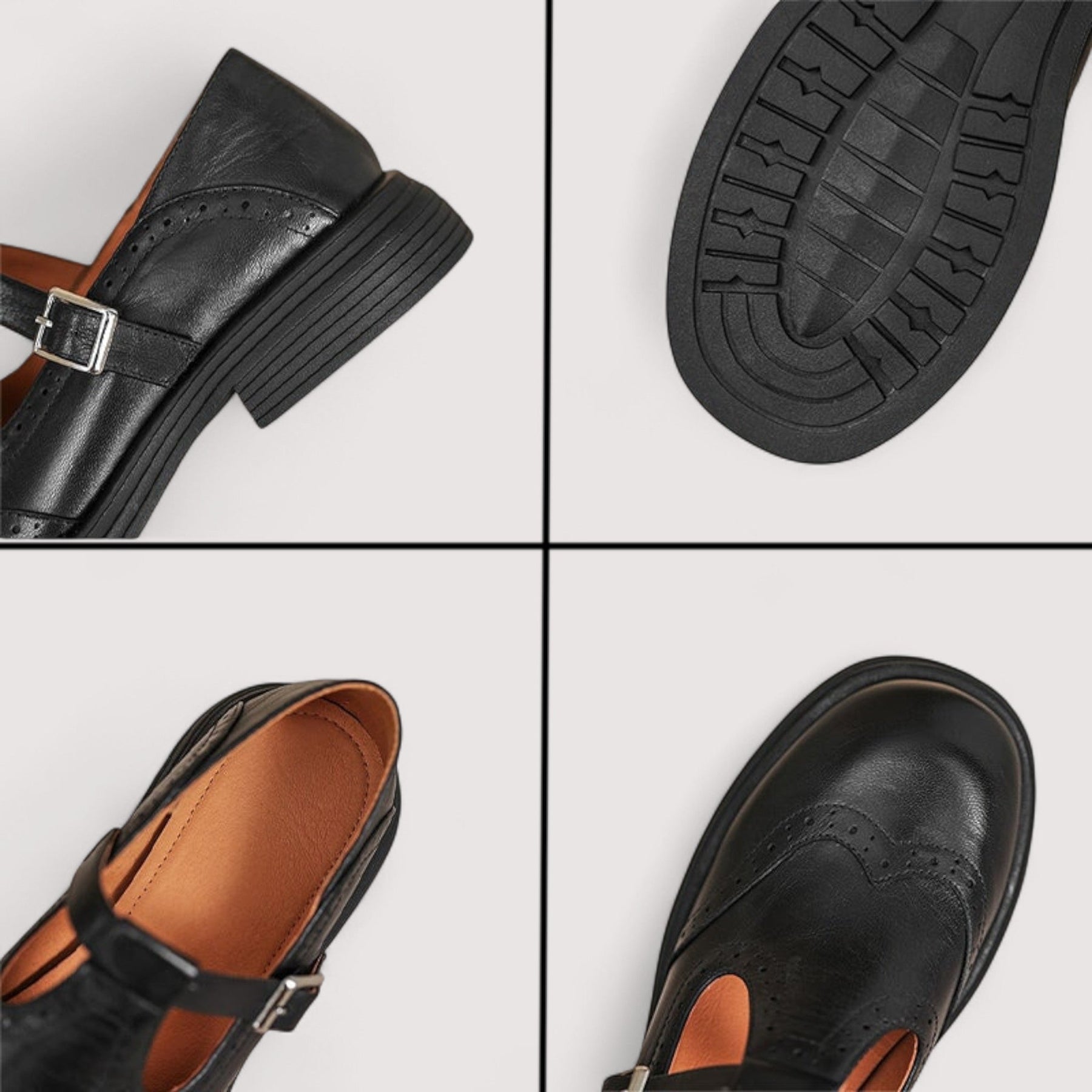EQUILIBRIO | Zapatos Mary Jane de piel