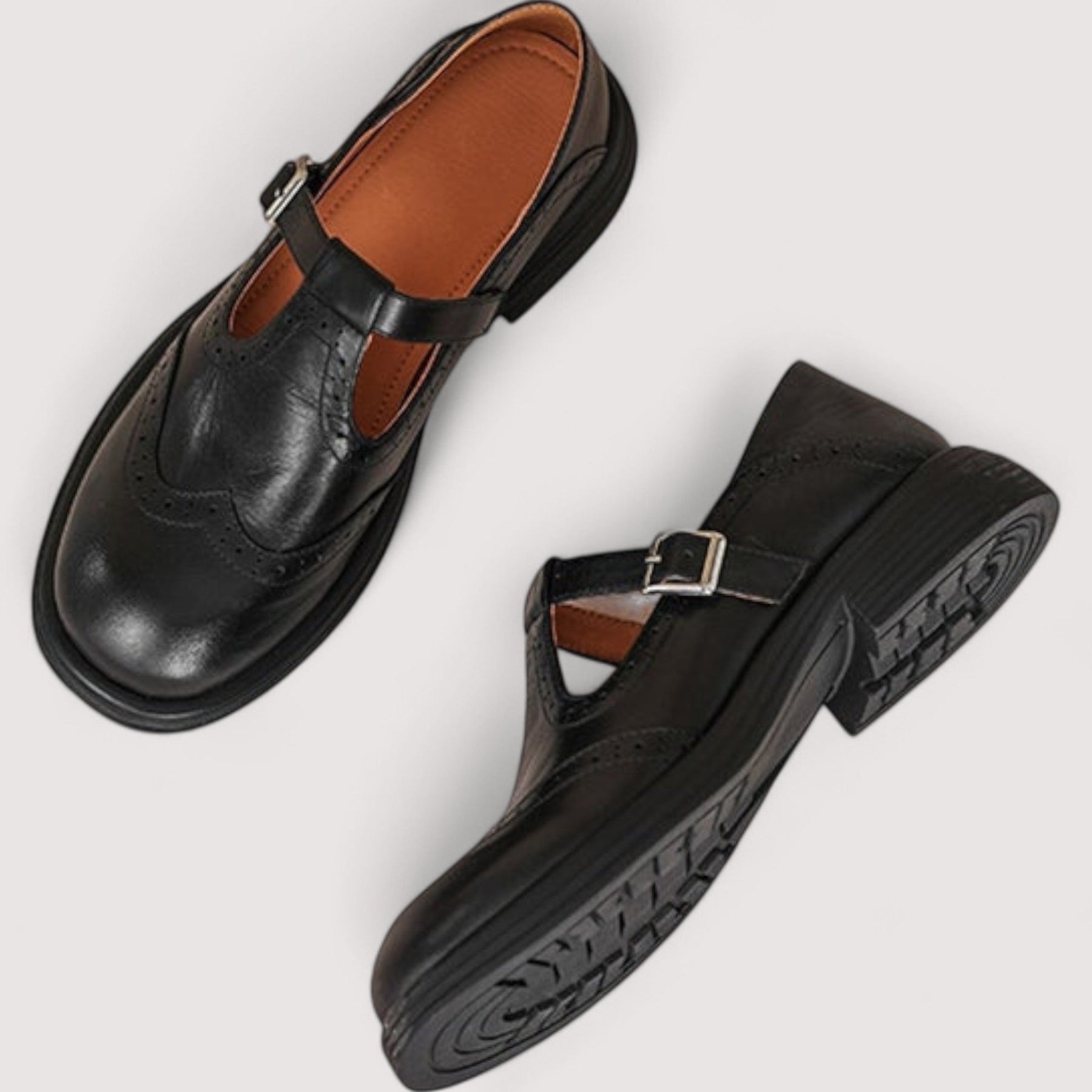 EQUILIBRIO | Zapatos Mary Jane de piel