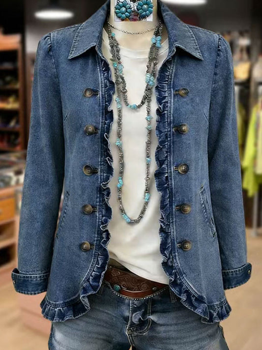Rosario | Chaqueta Elegante con Volantes Femeninos