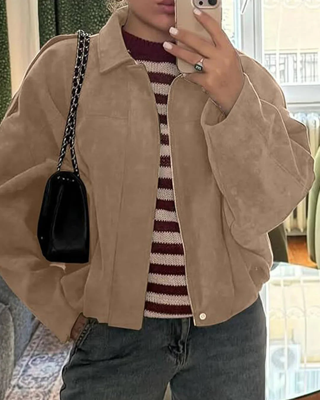 IMPACTO | Chaqueta bomber efecto ante