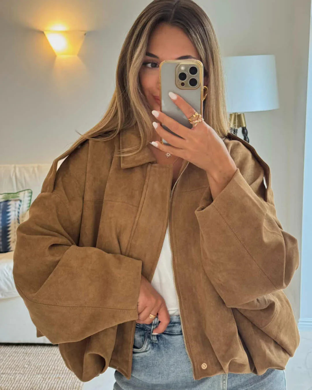 IMPACTO | Chaqueta bomber efecto ante