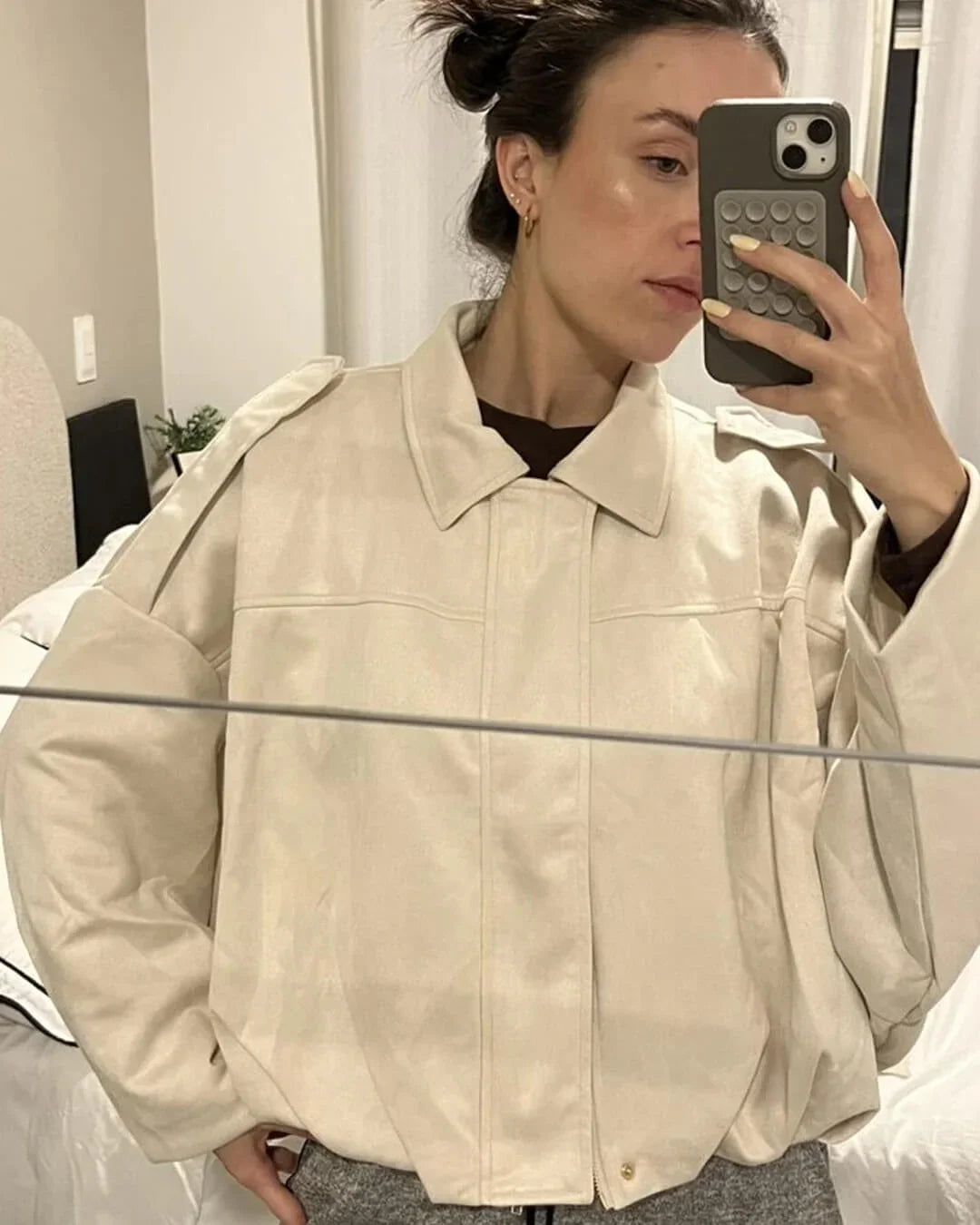 IMPACTO | Chaqueta bomber efecto ante